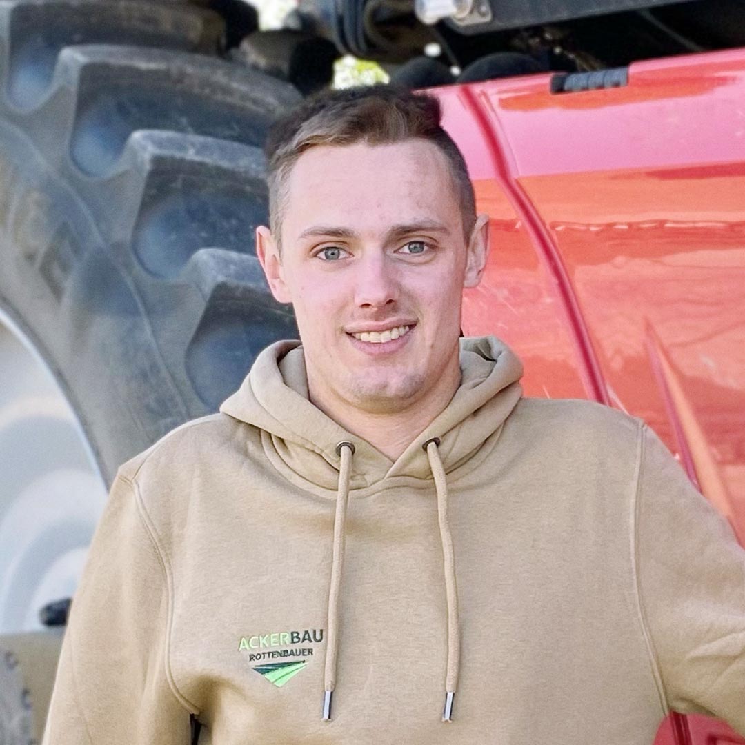 Mitarbeiter von Ackerbau Rottenbauer Fabian Kemmer